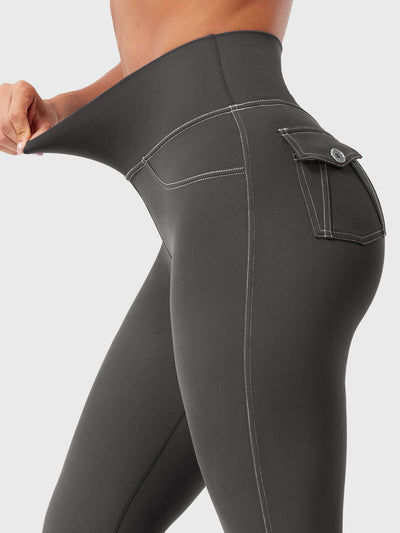 Yeoreo Bernicy CoreFlex™ Faux Denim Flared Leggings