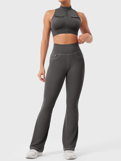 Yeoreo Bernicy CoreFlex™ Faux Denim Flared Leggings