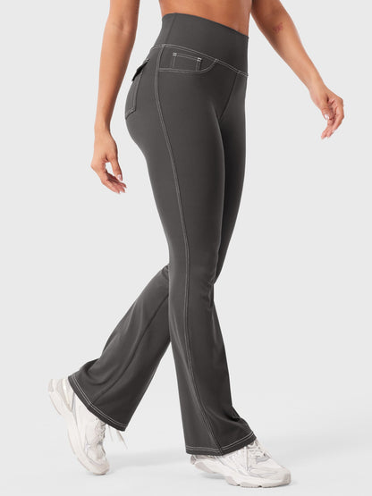 Yeoreo Bernicy CoreFlex™ Faux Denim Flared Leggings