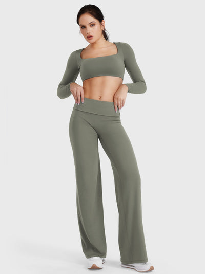 Yeoreo Eddiy Legging droit repliable de 31,5 po