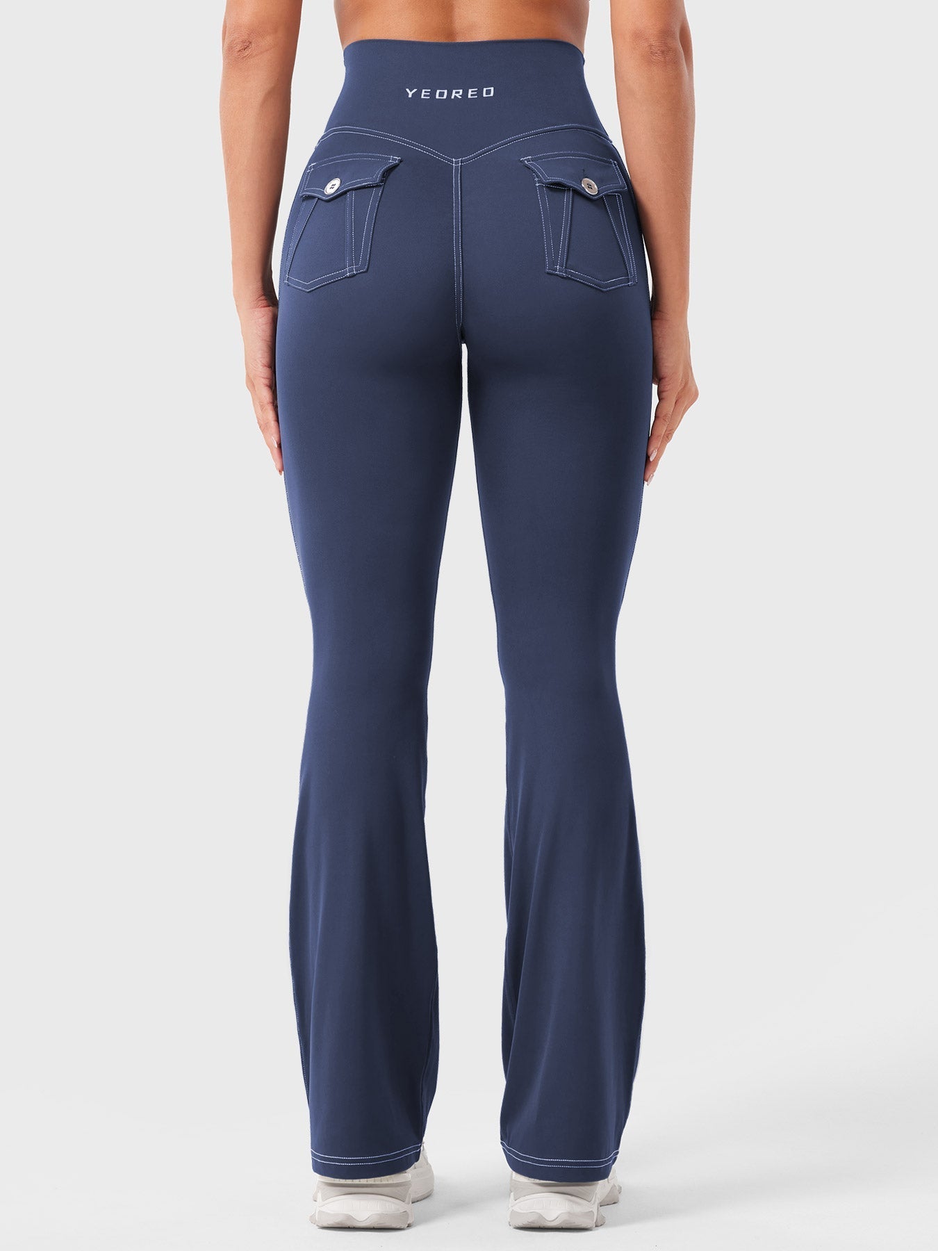 Yeoreo Bernicy CoreFlex™ Faux Denim Flared Leggings