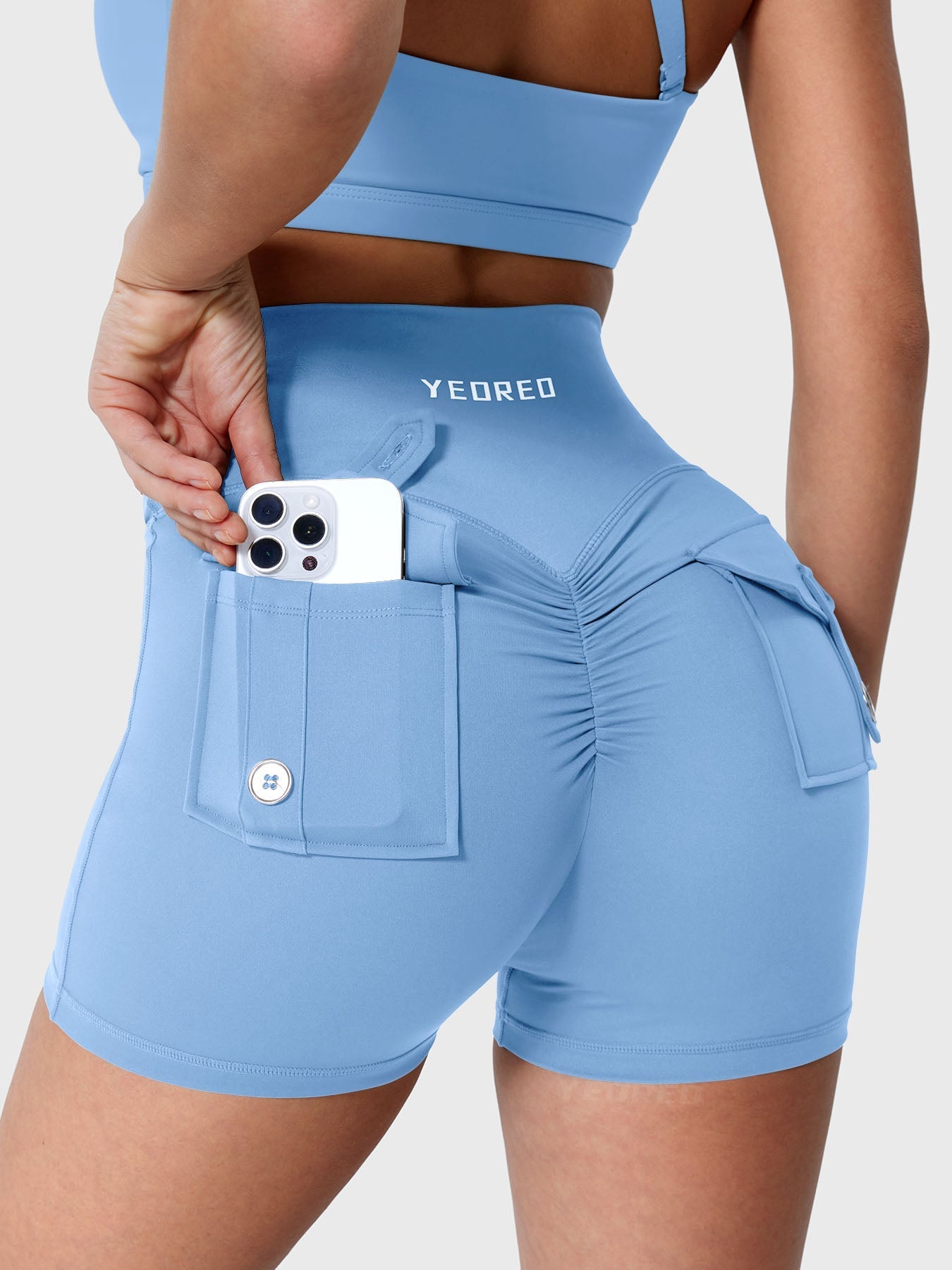 Shorts Yeoreo Charm CoreFlex™ taille en V 3,6"